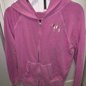 PINK ZIP UP